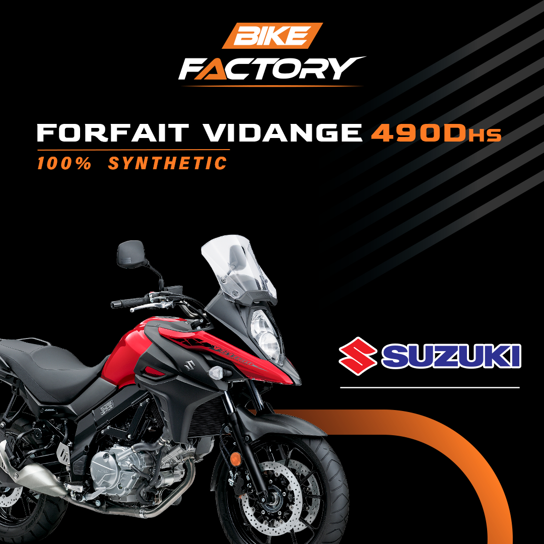 Forfait Vidange SUZUKI V-STROM 650 100% Synthtic