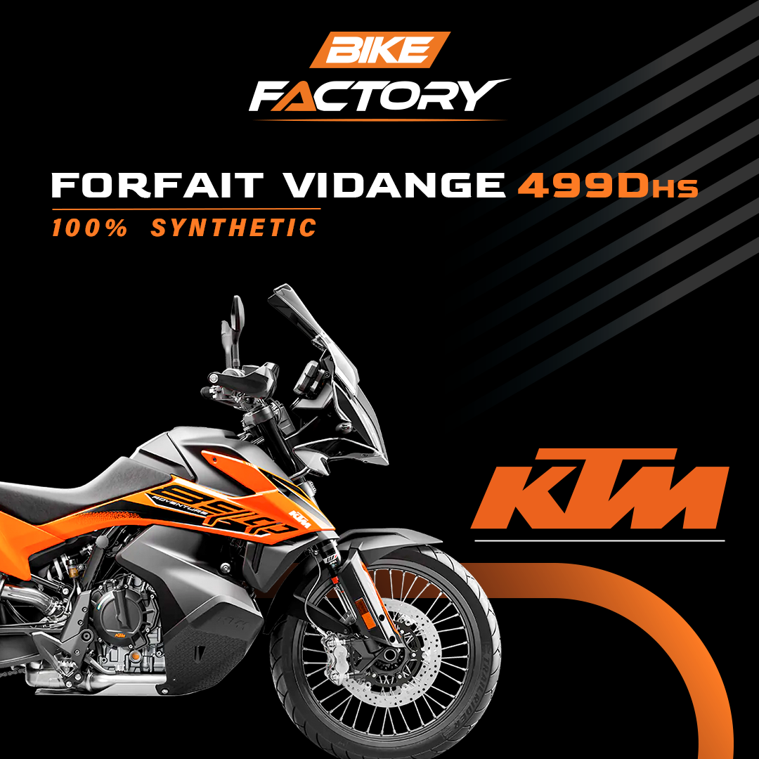 Forfait Vidange KTM 850 100% Synthtic